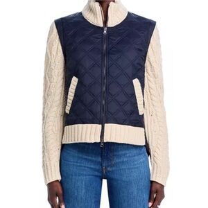 Veronica Beard Patra Mixed Media Jacket